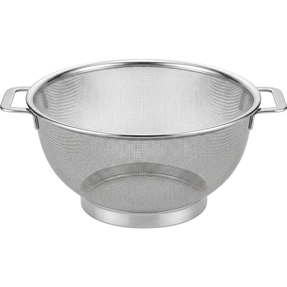 Bestd Deepwell Stainless Steel Mesh Colander 11 in Footed - Product view