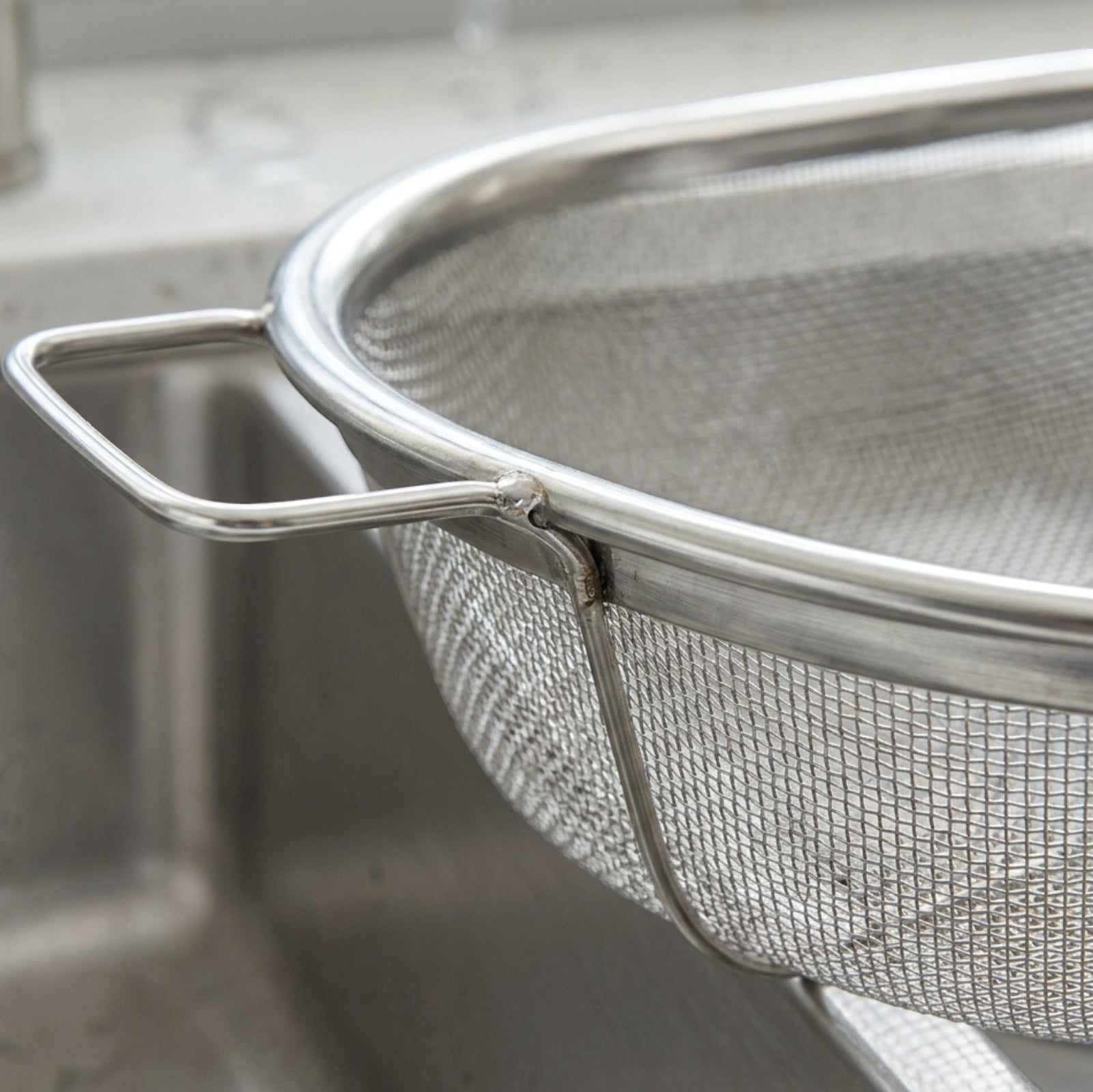 Oval Stainless Mesh Sink Drainer Basket 13 in