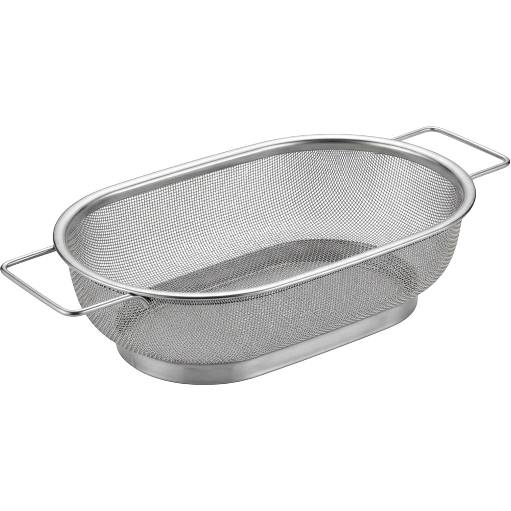 Oval Stainless Mesh Sink Drainer Basket 13 in