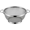 Round Stainless Mesh Draining Basket Side Handles 9 in